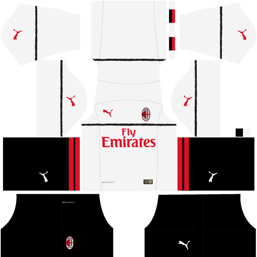 kit dream league soccer 2019 milan