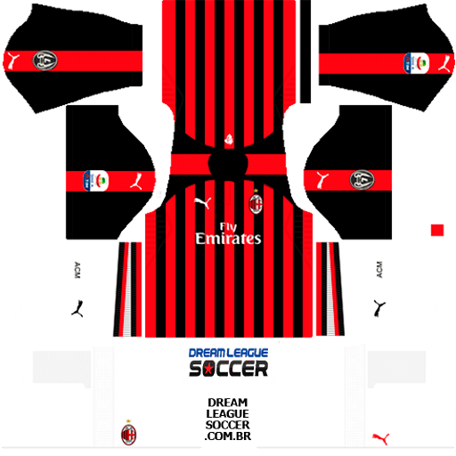 Kit-milan-dls-home-uniforme-casa-18-19