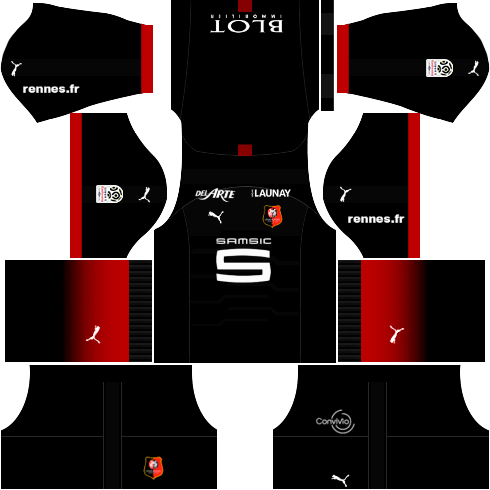 Kit-stade-rennais-dls-home-Gk-uniforme-goleiro-casa-18-19