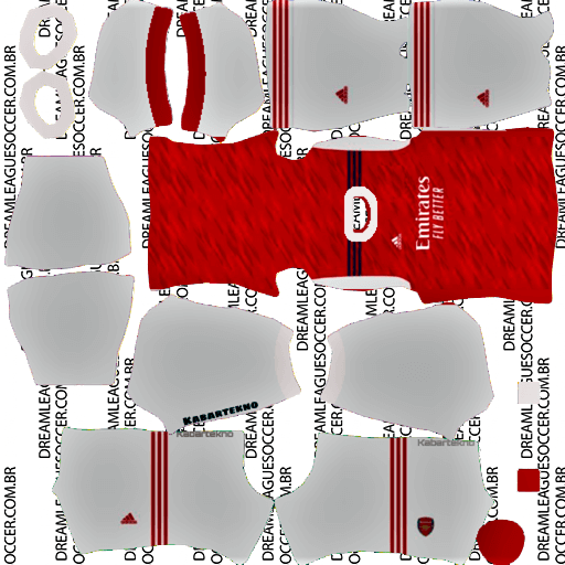 kit-Arsenal-dls-22-dls23-home-uniforme-casa-22-23