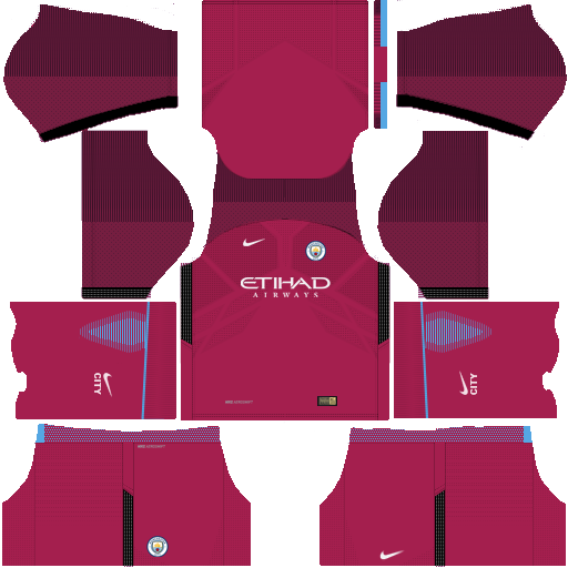 kit Manchester city dls17 away - uniforme fora de casa