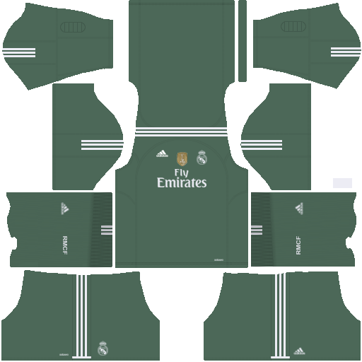 kit Real Madrid dls17 home gk - uniforme goleiro casa