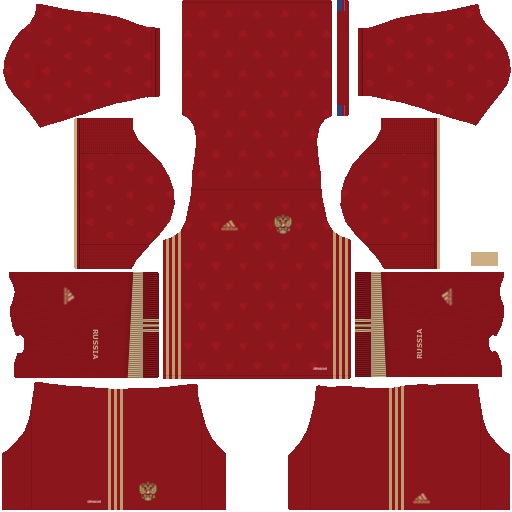 kit Russia dls18 home - uniforme casa copa 2014