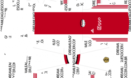 Kit Ajax Amsterdam 2020 Novo uniforme para DLS 24 – Dream League SOCCER 2024