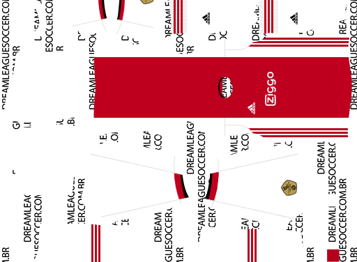 Kit Ajax Amsterdam 2020 Novo uniforme para DLS 24 – Dream League SOCCER 2024