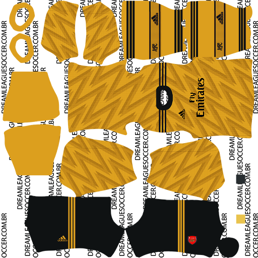 kit-arsenal-dls20-away-uniforme-fora-de-casa-19-20