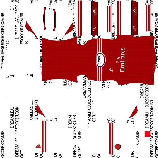 kit-arsenal-dls20-home-uniforme-casa-19-20