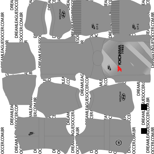 kit-chelsea-dls-20-away-gk-uniforme-goleiro-fora-de-casa-19-20