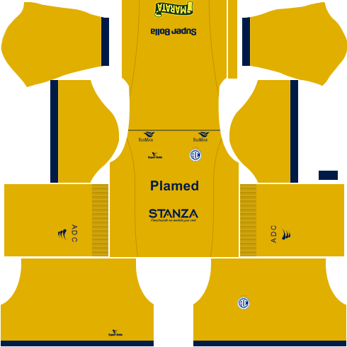 kit confiança dls17 uniforme goleiro fora de casa
