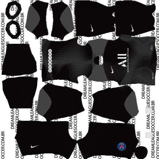 kit DLS 2023 PSG uniforme goleiro casa 23