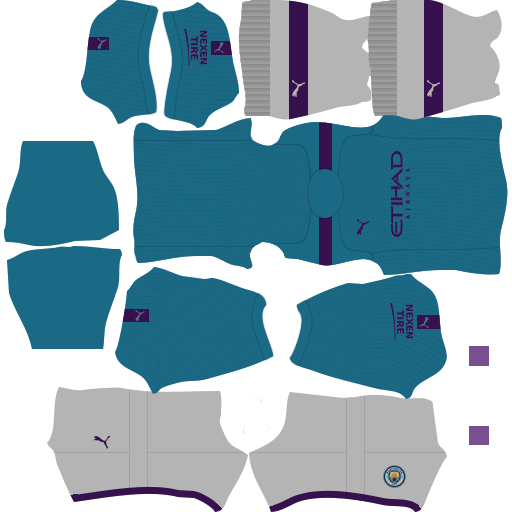 kit manchester city dls20 home uniforme casa 19-20